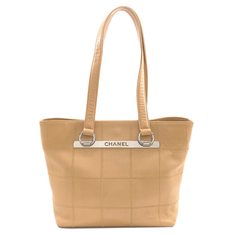 Chanel Chocolate Bar Wild Stitch Tote Bag, Grained Calfskin, Women's CHANEL